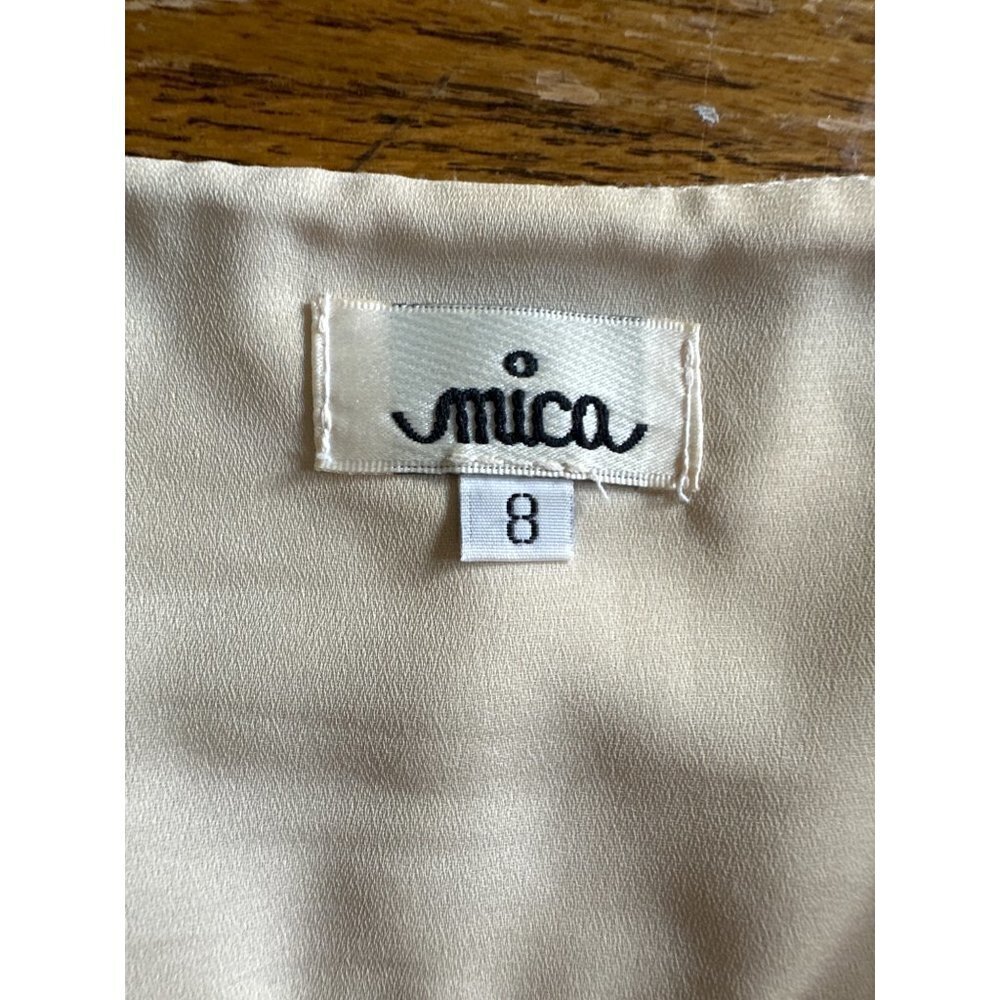 Vintage Mica silk skirt size s/m (vintage size 8) - Picture 4 of 9